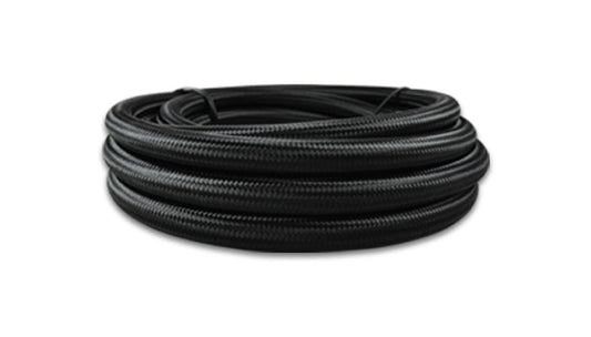 Vibrant - Vibrant Black Nylon Braided Flex Hose w/PTFE Liner AN - 16 (10ft Roll) - Demon Performance