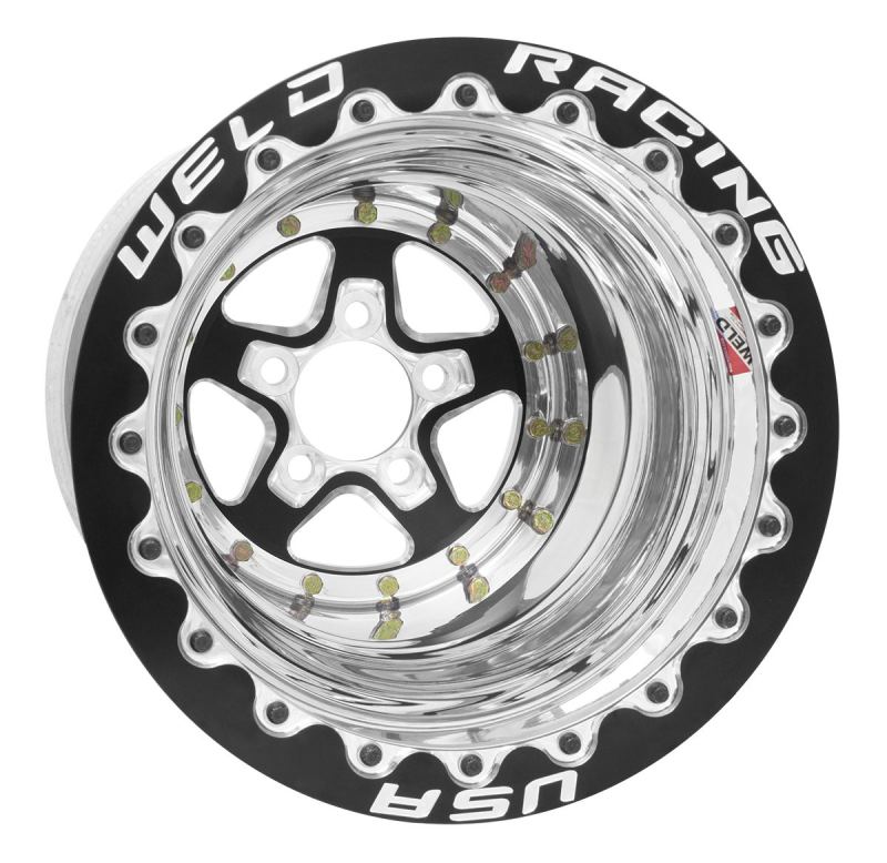 Weld - Weld Alumastar 2.0 15x12 / 5x4.5 BP / 6in. BS Black Wheel - Black Single Bead Lock MT - Demon Performance