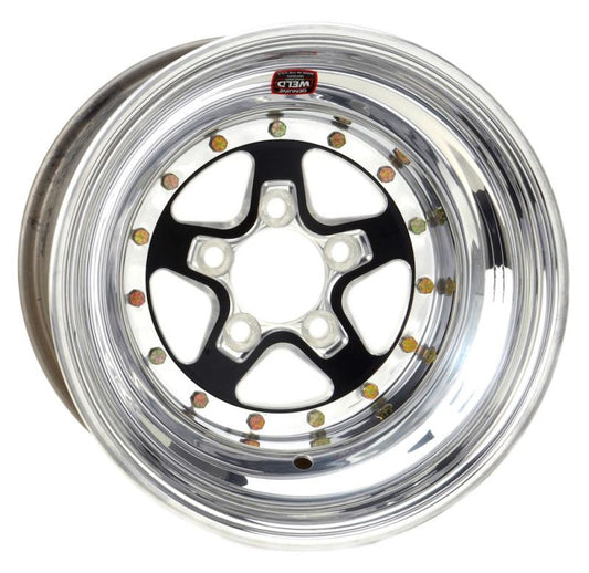 Weld - Weld Alumastar 2.0 15x12 / 5x4.5 BP / 7in. BS Black Center Wheel - Non - Beadlock - Demon Performance