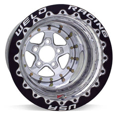 Weld - Weld Alumastar 2.0 15x15 / 5x4.75 BP / 3in. BS Polished Wheel - Beadlock M/T - Demon Performance