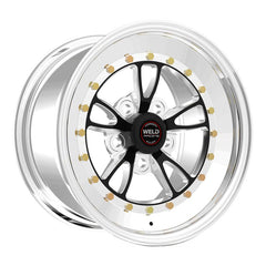 Weld - Weld Full Throttle 15x7 / 5x4.5 BP / 3.5in. BS Black Wheel - Polished Non Beadlock - Demon Performance