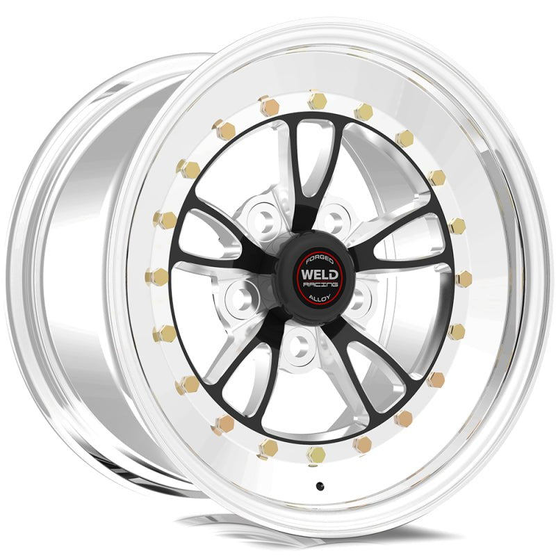 Weld - Weld Full Throttle 15x8 / 5x4.5 BP / 3.5in. BS Black Wheel - Polished Non Beadlock - Demon Performance