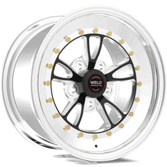Weld - Weld Full Throttle 15x8 / 5x4.5 BP / 3.5in. BS Black Wheel - Polished Non Beadlock - Demon Performance