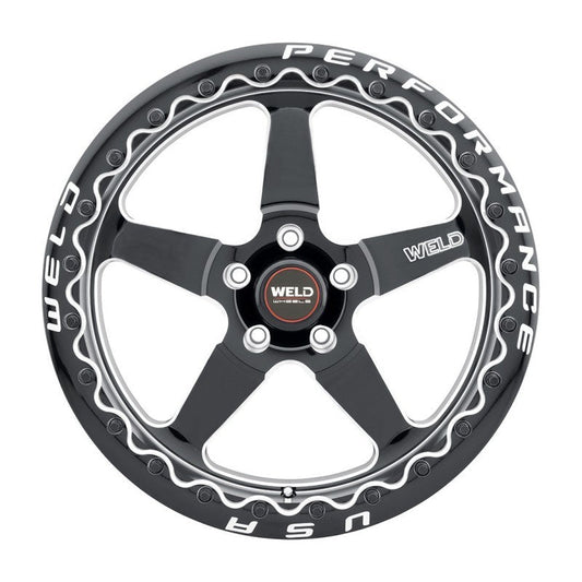 Weld - Weld Magnum Import 13x10 / 4x100mm BP / 5in. BS Black Wheel - Black Single Beadlock MT - Demon Performance