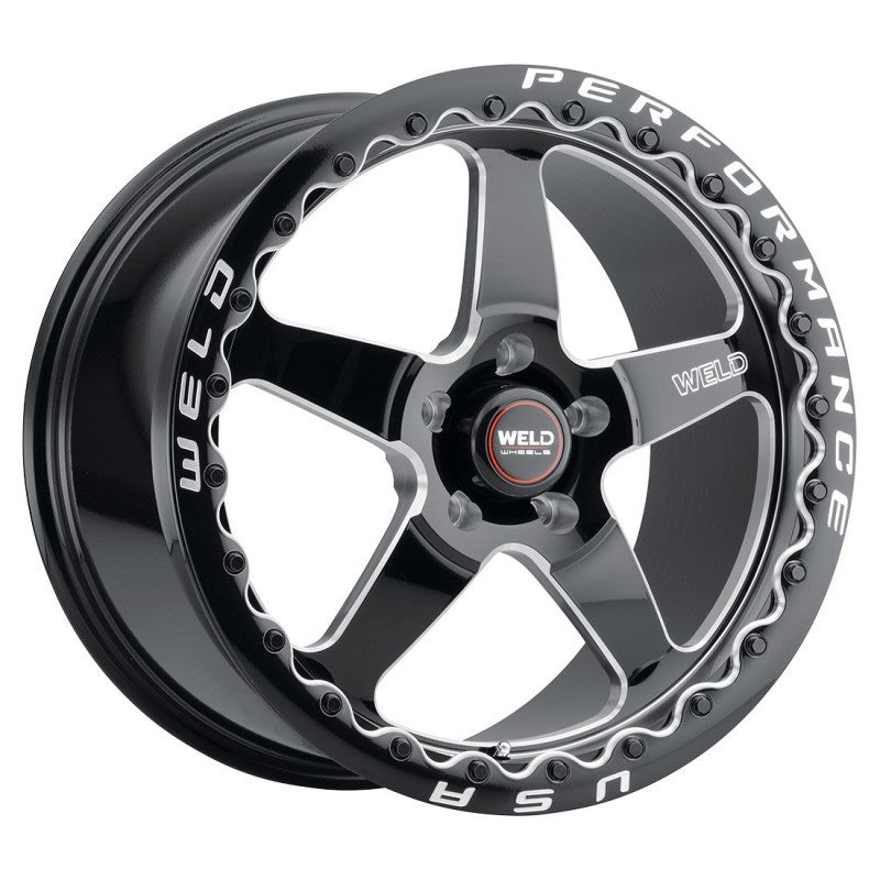 Weld - Weld Magnum Import 13x10 / 4x100mm BP / 5in. BS Black Wheel - Black Single Beadlock MT - Demon Performance