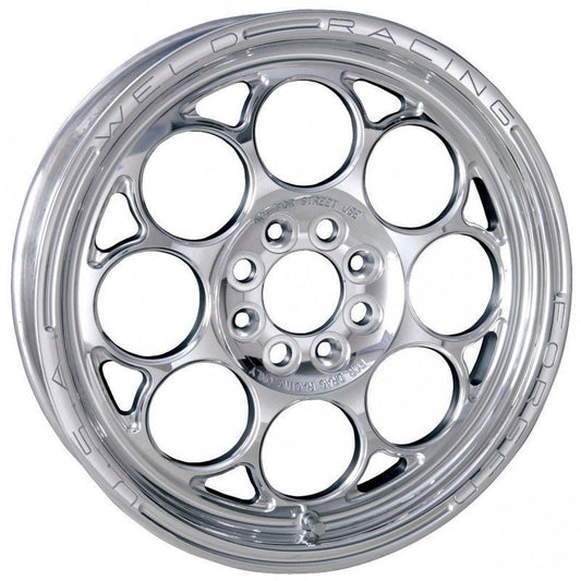 Weld - Weld Magnum Import 13x9 / 4x100mm BP / 5in. BS Gold Wheel - Polished Single Beadlock MT - Demon Performance
