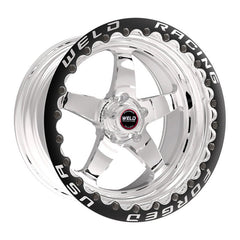 Weld - Weld S71 15x8.33 / 5x4.75 BP / 5.5in. BS Polished Wheel (Low Pad) - Black Single Beadlock MT - Demon Performance