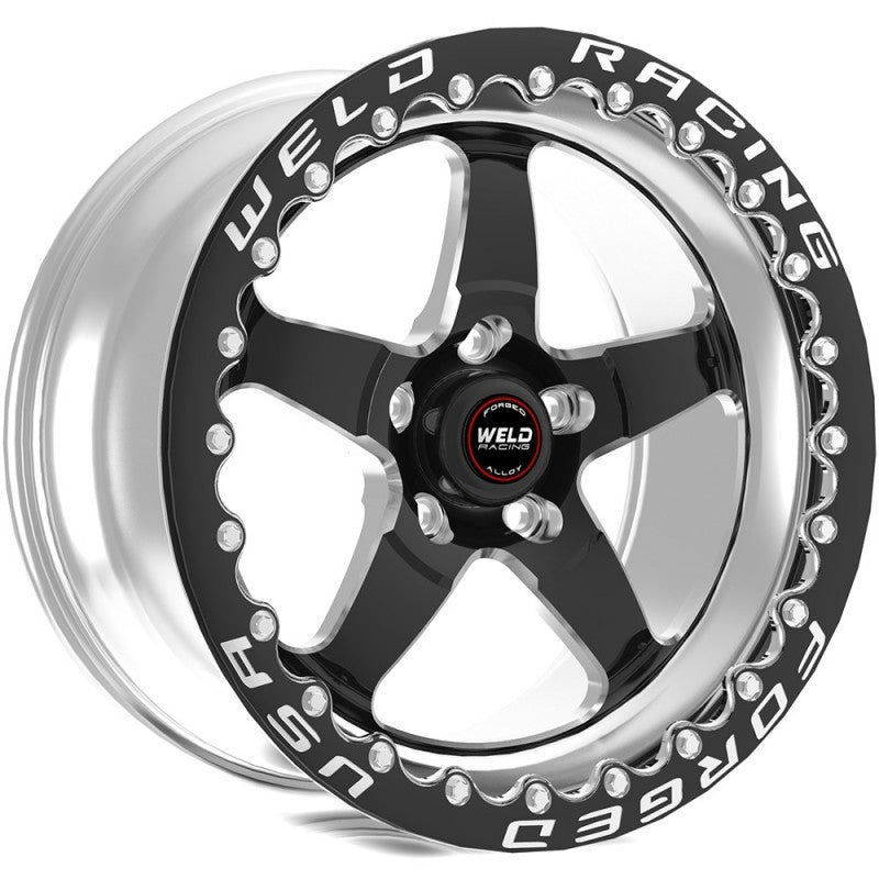 Weld - Weld S71 17x10 / 5x5 BP / 7.2in. BS 43mm O/S Black Wheel (HighPad) - Single Beadlock - Demon Performance