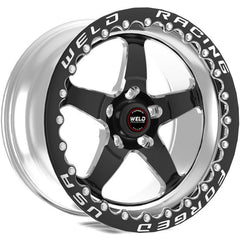 Weld - Weld S71 17x10 / 5x5 BP / 7.2in. BS 43mm O/S Black Wheel (HighPad) - Single Beadlock - Demon Performance