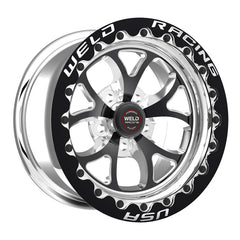 Weld - Weld S76 17x10 / 5x120mm BP / 7.2in. BS Black Wheel (High Pad) - Black Single Beadlock MT - Demon Performance