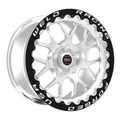 Weld - Weld S77 15x11 / 5x115BP / 6.5in BS Polished Wheel (Medium Pad) Black SBL MT - Demon Performance