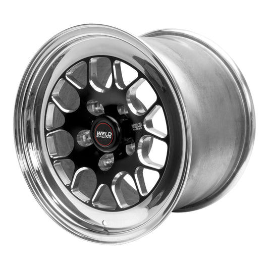 Weld - Weld S77 15x9.33 / 5x4.5 BP / 3.5in. BS Black Wheel (Medium Pad) - Non - Beadlock - Demon Performance