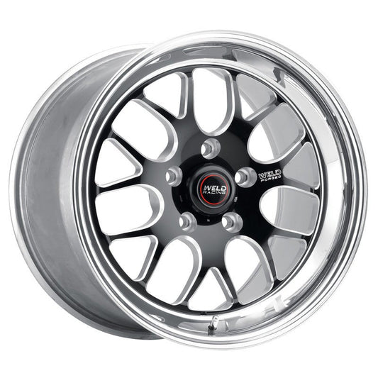Weld - Weld S77 17x12 / 5x4.75 BP / 5.4in. BS Black Wheel (Low Pad) - Non - Beadlock - Demon Performance