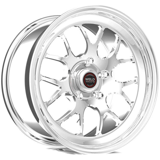 Weld - Weld S77 18x5 / 5x4.5 BP / 3.2in. BS Polished Wheel (Medium Pad) - Non - Beadlock - Demon Performance