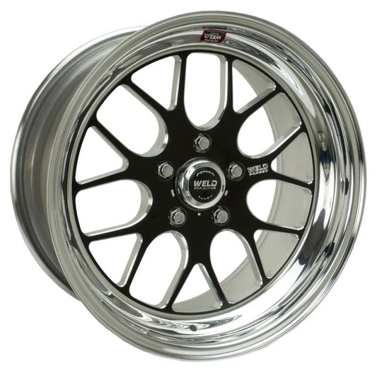 Weld - Weld S77 18x8.5 / 5x4.5 BP / 3.7in. BS Black Wheel (Low Pad) - Non - Beadlock - Demon Performance