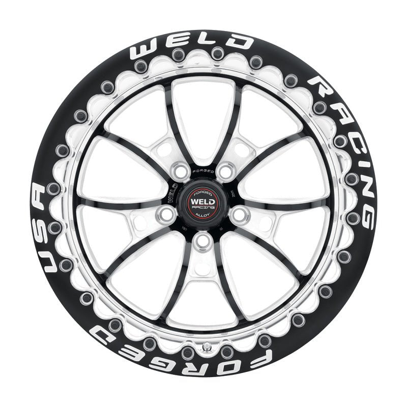 Weld - Weld S80 17x10 / 5x115 BP / 6.7in BS Black Wheel (High Pad) - Black Single Beadlock MT - Demon Performance