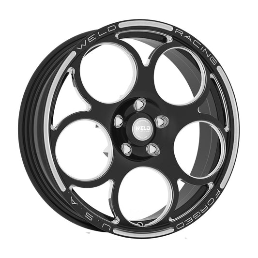 Weld - Weld V - Series 18x6 / 5x115 BP / 2.7in. BS Black Wheel - Non - Beadlock - Demon Performance