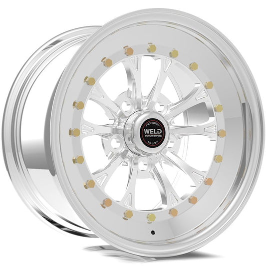 Weld - Weld Vitesse 15x16 / 5x4.75 BP / 5.5in. BS Polished Wheel - Non - Beadlock - Demon Performance