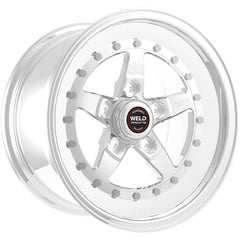 Weld - Weld Weldstar 15x10 / 5x4.5 BP / 6.5in. BS Polished Wheel - Non - Beadlock - Demon Performance