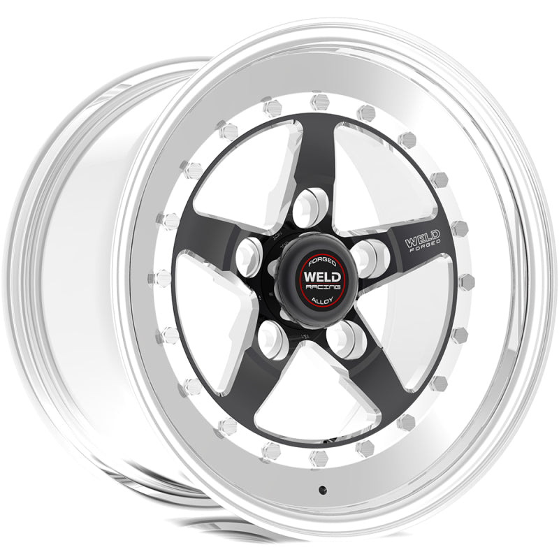 Weld - Weld Weldstar 15x14 / 5x4.75 BP / 3.5in. BS Black Wheel - Non - Beadlock - Demon Performance