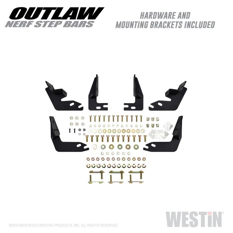 Westin - Westin 09-18 Dodge RAM 1500 Crew Cab Outlaw Nerf Step Bars - Demon Performance