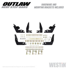 Westin - Westin 09-18 Dodge RAM 1500 Crew Cab Outlaw Nerf Step Bars - Demon Performance