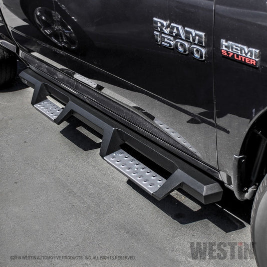 Westin - Westin 09-18 RAM 1500 Quad Cab HDX Stainless Drop Nerf Step Bars - Tex. Blk - Demon Performance
