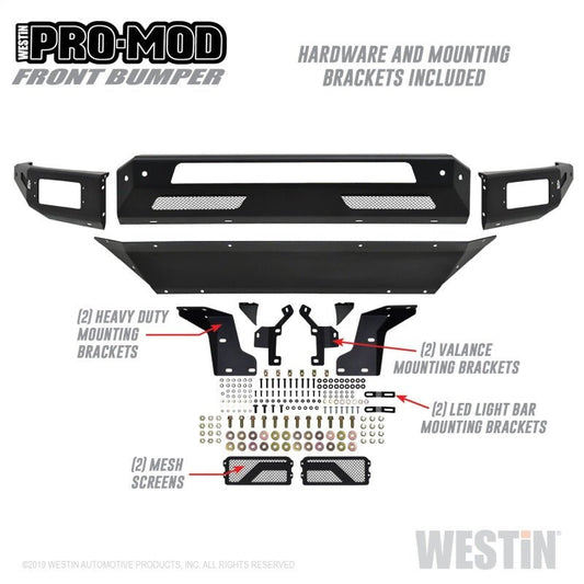 Westin - Westin 13-18 Dodge Ram 1500 / 2019 Ram 1500 Classic Pro-Mod Front Bumper - Demon Performance