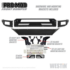 Westin - Westin 13-18 Dodge Ram 1500 / 2019 Ram 1500 Classic Pro-Mod Front Bumper - Demon Performance