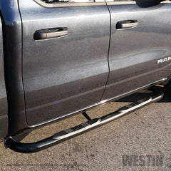 Westin - Westin 19-20 Ram 1500 Crew Cab E-Series 3 Nerf Step Bars - Black - Demon Performance