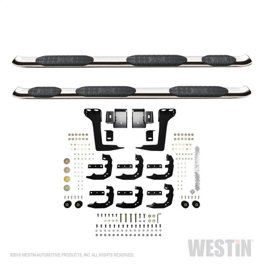 Westin - Westin 19-20 Ram 1500 Quad Cab w/ 6.5ft Bed PRO TRAXX 5 W2W Oval Nerf Step Bars - Stainless Steel - Demon Performance