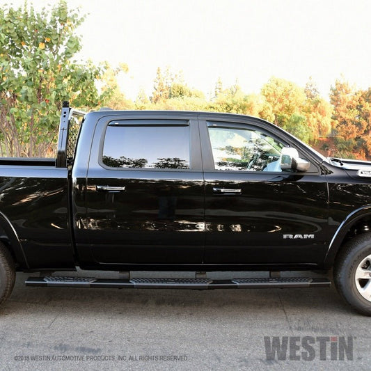 Westin - Westin 19-21 Ram 1500 Crew Cab R5 M-Series Wheel-to-Wheel Nerf Step Bars - Black - Demon Performance