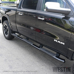 Westin - Westin 19-22 RAM 1500 CC 5ft7in. Bed (Excl. Classic) PRO TRAXX 5 W2W Oval Nerf Step Bars - Black - Demon Performance