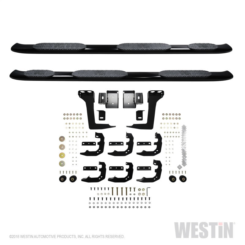 Westin - Westin 19-22 RAM 1500 CC 5ft7in. Bed (Excl. Classic) PRO TRAXX 5 W2W Oval Nerf Step Bars - Black - Demon Performance