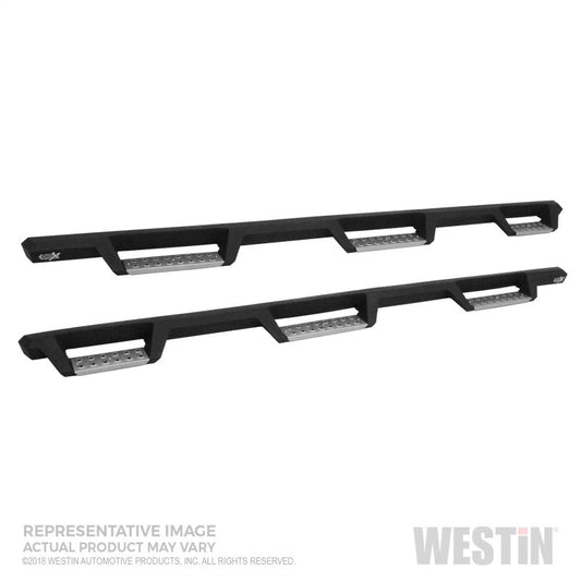 Westin - Westin 19-22 RAM 1500 Quad Cab 6.5ft Bed HDX Stainless Drop W2W Nerf Step Bars - Tex. Blk - Demon Performance