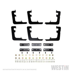 Westin - Westin 19 Ram 1500 Quad/Crew Cab (Ex. Classic) Premier Oval Nerf Step Bar Mount Kit - Black - Demon Performance