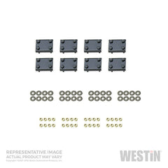 Westin - Westin 2009 - 2018 Dodge/Ram 1500 Quad Cab Premier Oval Nerf Step Bar Mount Kit - Black - Demon Performance