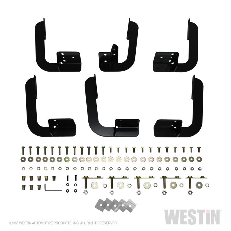 Westin - Westin 2009-2018 Dodge/Ram 1500 Quad/Crew Cab Running Board Mount Kit - Black - Demon Performance