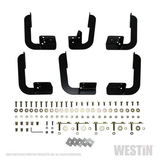 Westin - Westin 2009-2018 Dodge/Ram 1500 Quad/Crew Cab Running Board Mount Kit - Black - Demon Performance
