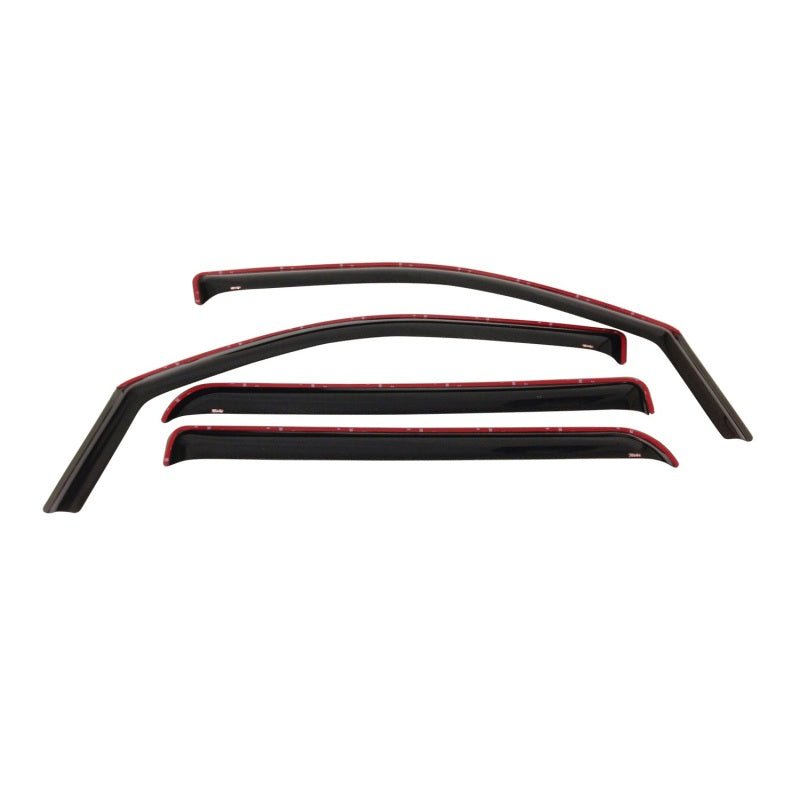 Westin - Westin 2009-2018 Dodge/Ram Crew Cab/Mega Cab Wade In-Channel Wind Deflector 4pc - Smoke - Demon Performance