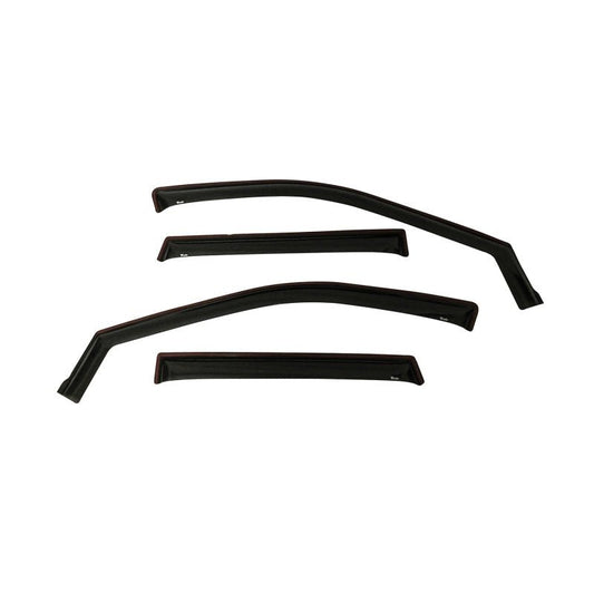 Westin - Westin 2011-2018 Jeep Grand Cherokee Wade In-Channel Wind Deflector 4pc - Smoke - Demon Performance