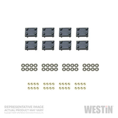Westin - Westin 2016 - 2018 Nissan Titan XD Crew Cab Premier Oval Nerf Step Bar Mount Kit - Black - Demon Performance