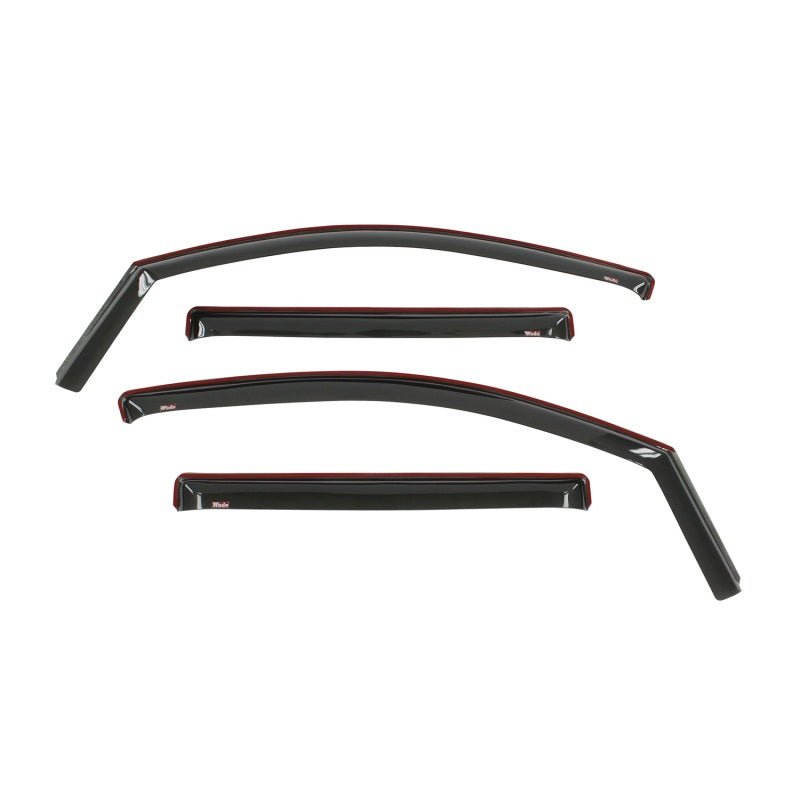Westin - Westin 2016 - 2018 Nissan Titan XD/Titan Wade In - Channel Wind Deflector 4pc - Smoke - Demon Performance