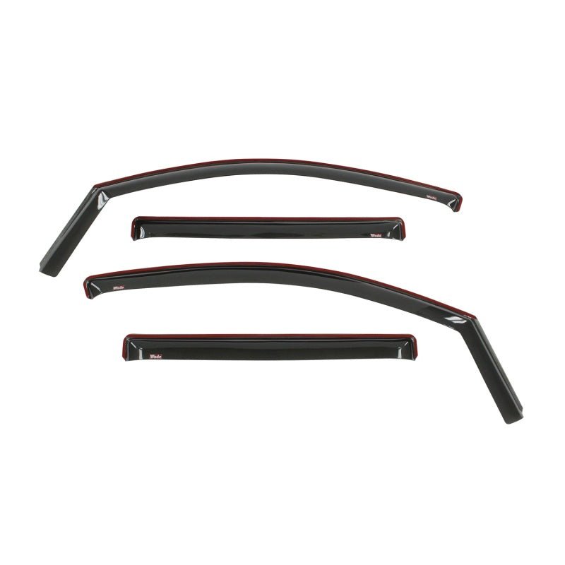 Westin - Westin 2016 - 2018 Nissan Titan XD/Titan Wade In - Channel Wind Deflector 4pc - Smoke - Demon Performance