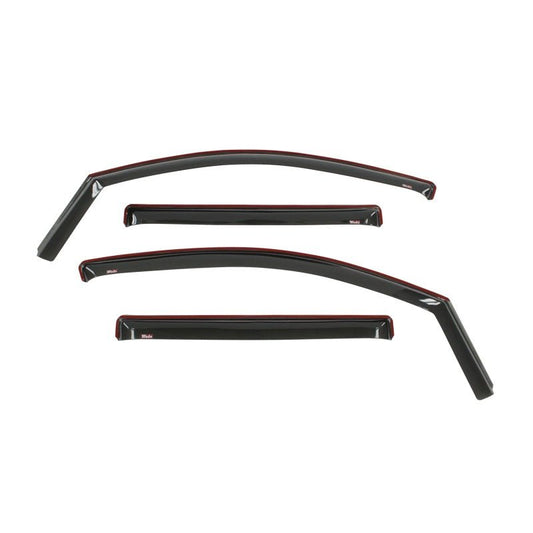 Westin - Westin 2016 - 2018 Nissan Titan XD/Titan Wade In - Channel Wind Deflector 4pc - Smoke - Demon Performance
