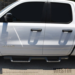 Westin - Westin 2019 Ram 1500 Quad Cab Drop Nerf Step Bars - Textured Black - Demon Performance