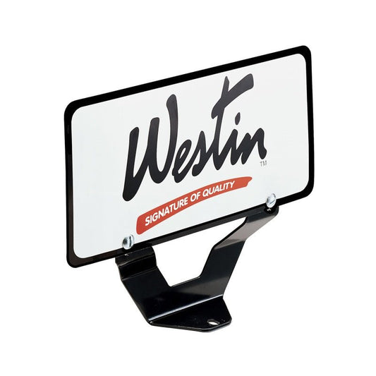 Westin - Westin Bull Bar License Plate Relocator - Black - Demon Performance