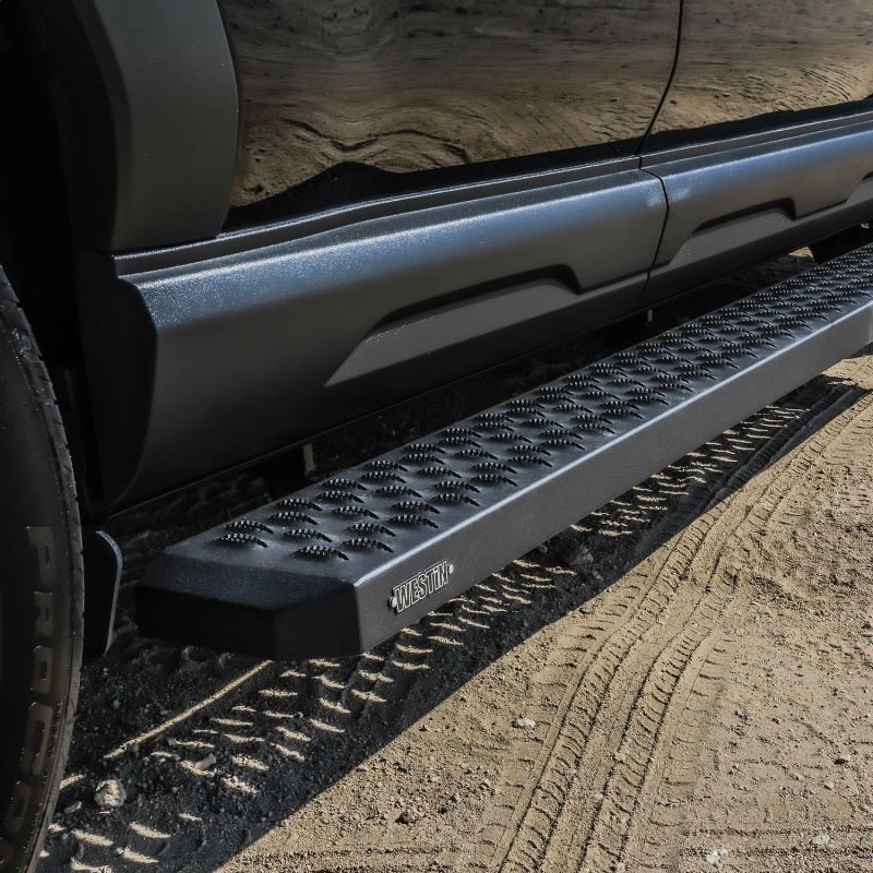 Westin - Westin Grate Steps Running Boards 68 in - Textured Black - Demon Performance