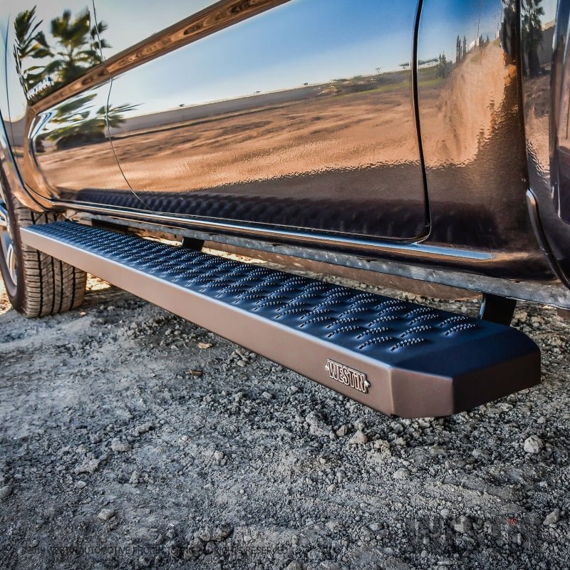 Westin - Westin Grate Steps Running Boards 79 in - Textured Black - Demon Performance
