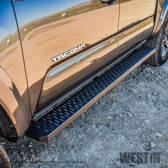 Westin - Westin Grate Steps Running Boards 79 in - Textured Black - Demon Performance